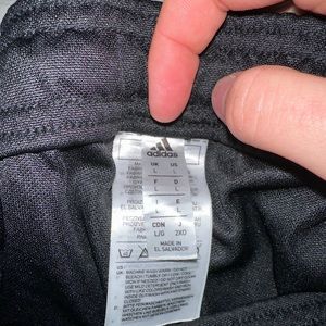 Black adidas sweat pants